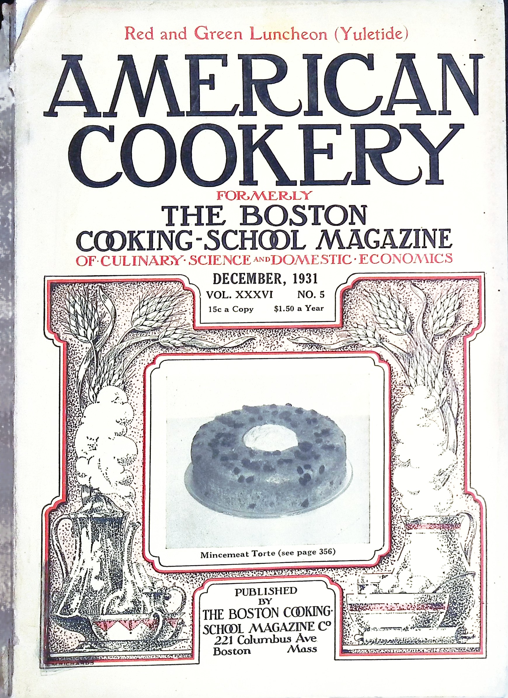 American Cookery December, 1931