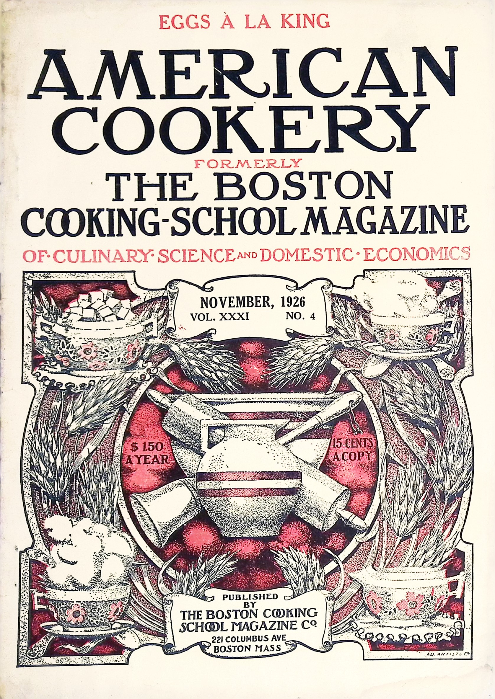 American Cookery November, 1926