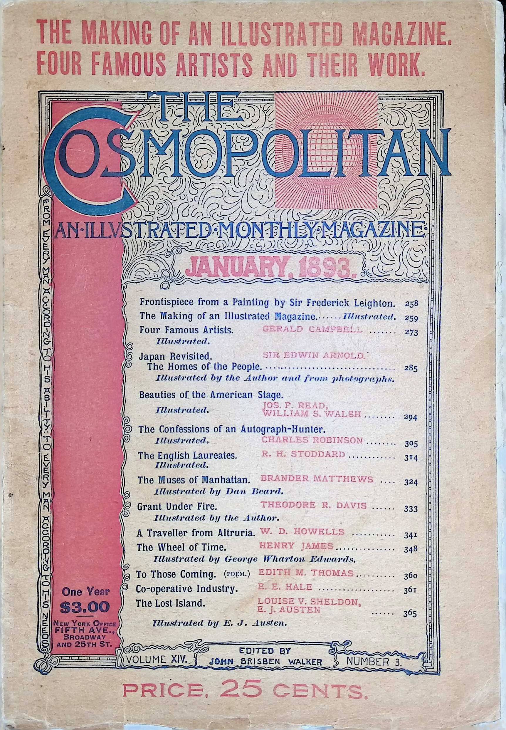 Cosmopolitan January, 1893