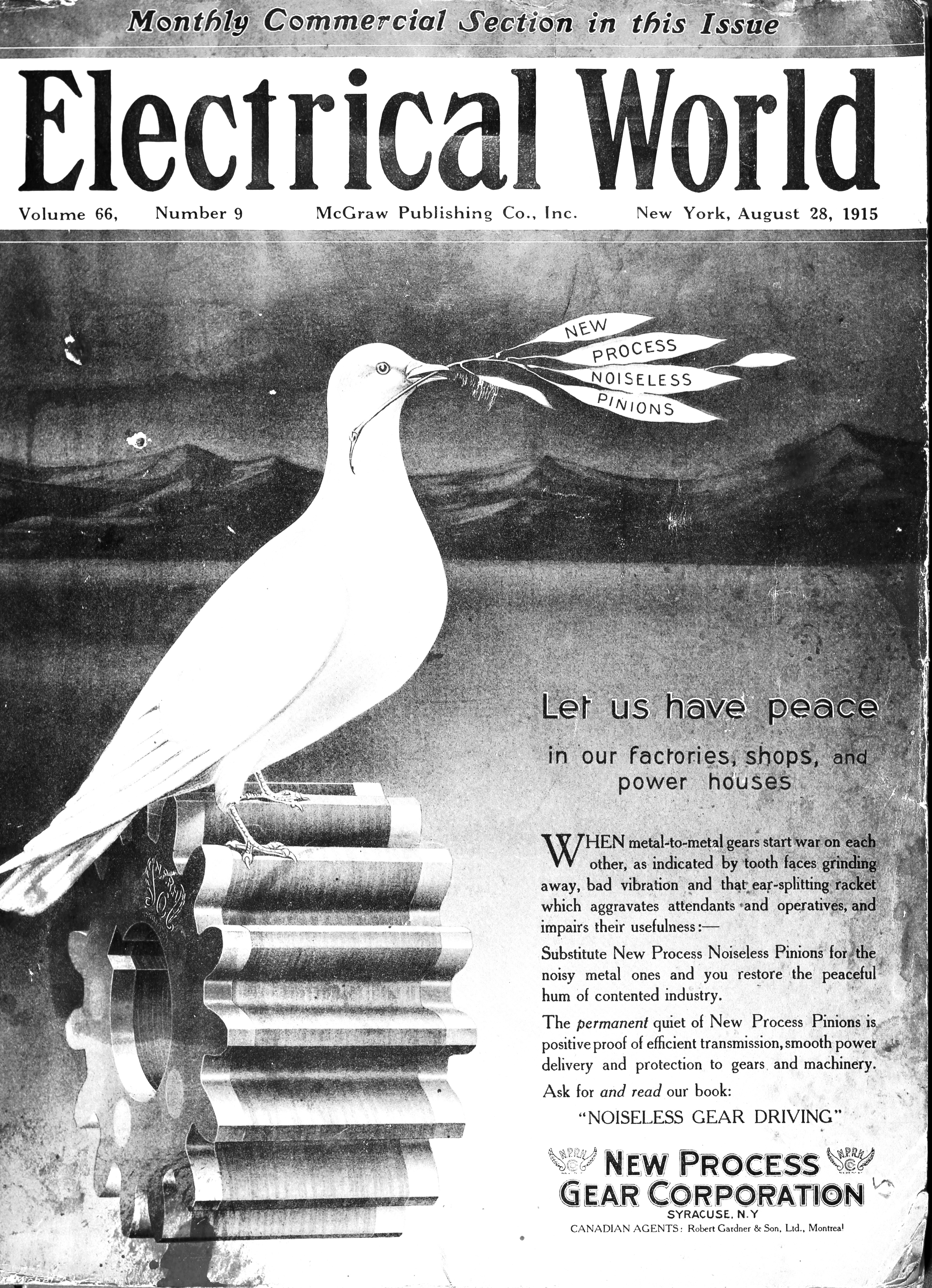 Electrical World August, 1915