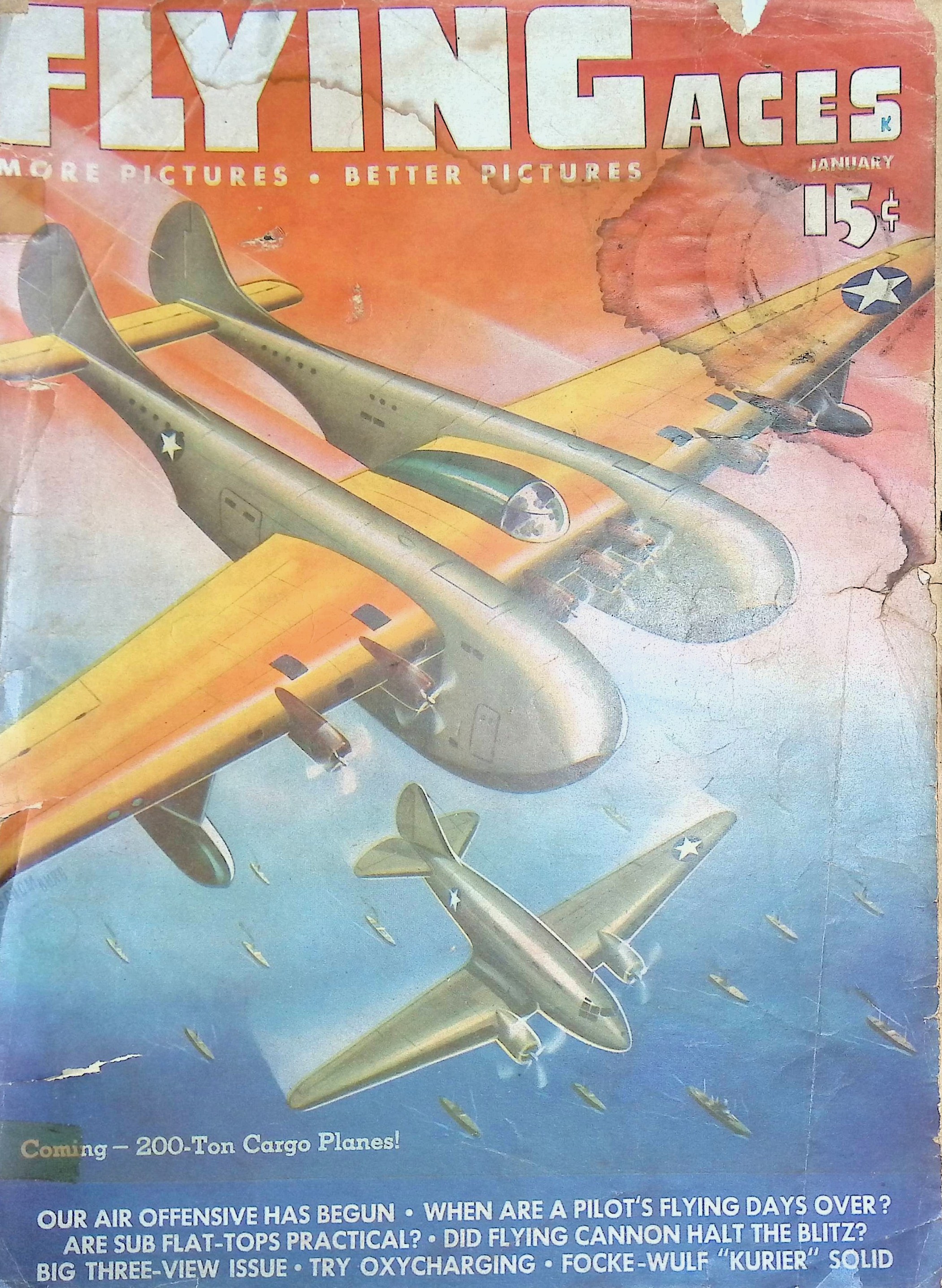 Flying Aces Jan, 1943