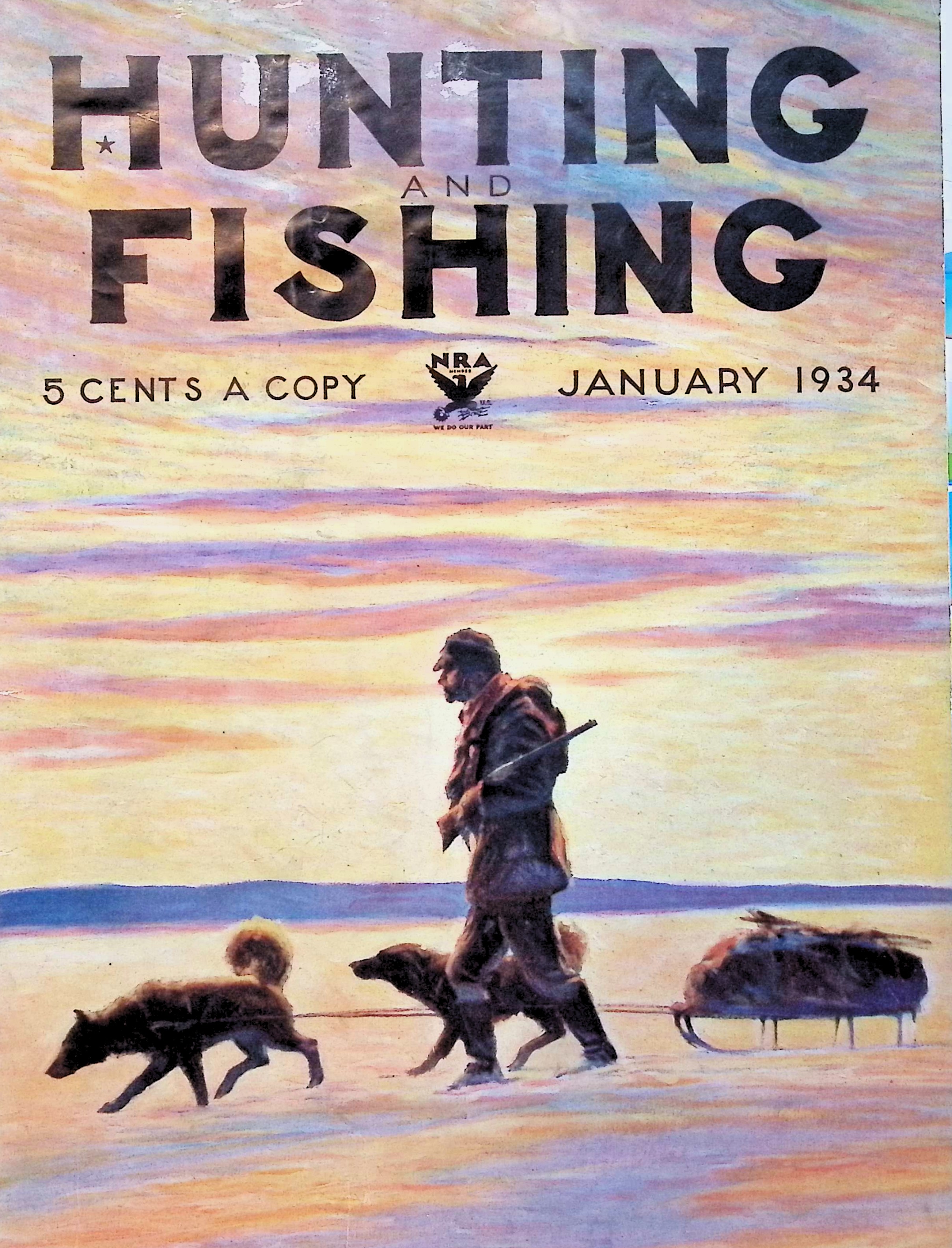 Hunting And Fishing, January 1934
