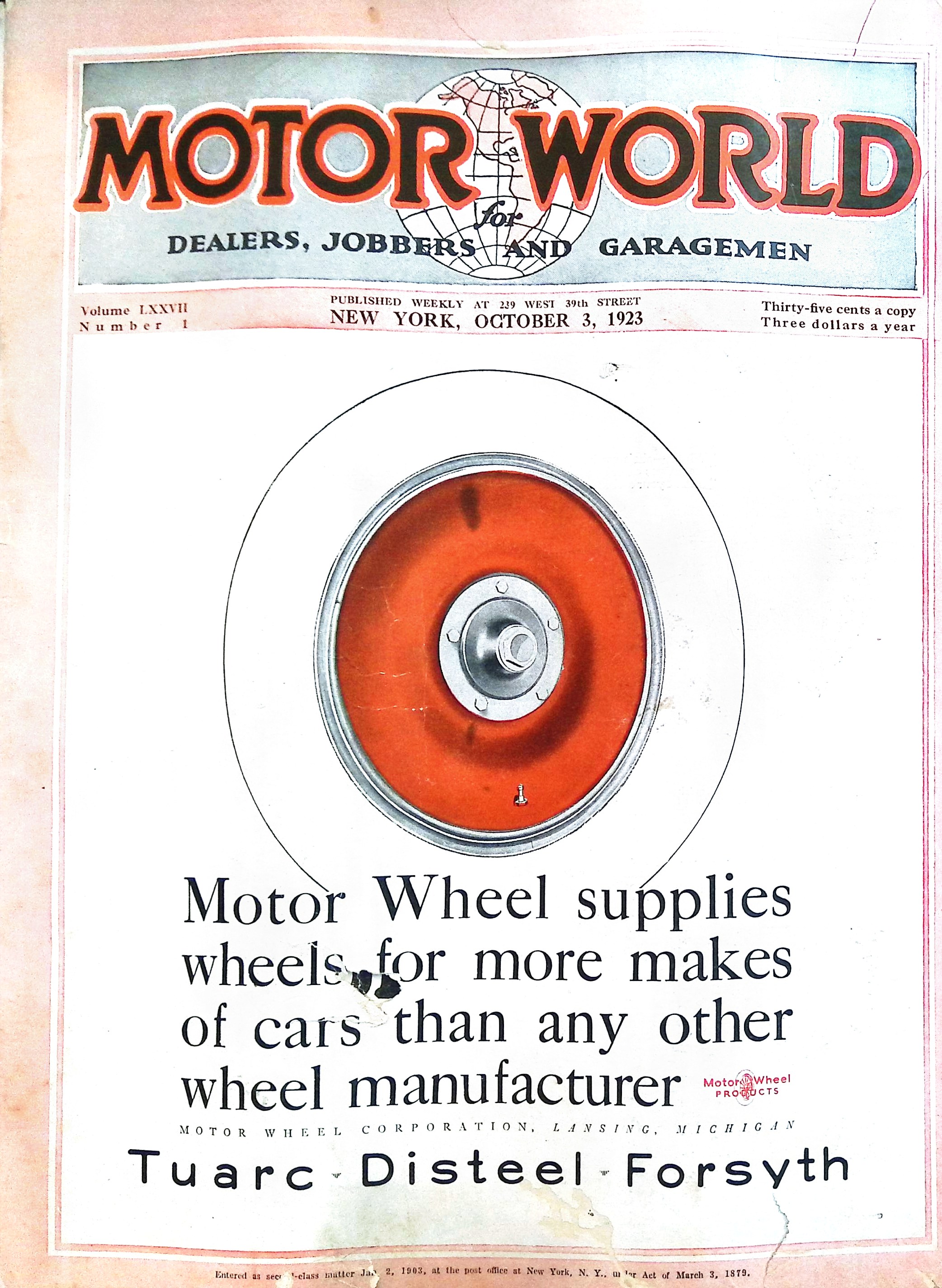 Motor World October, 1923