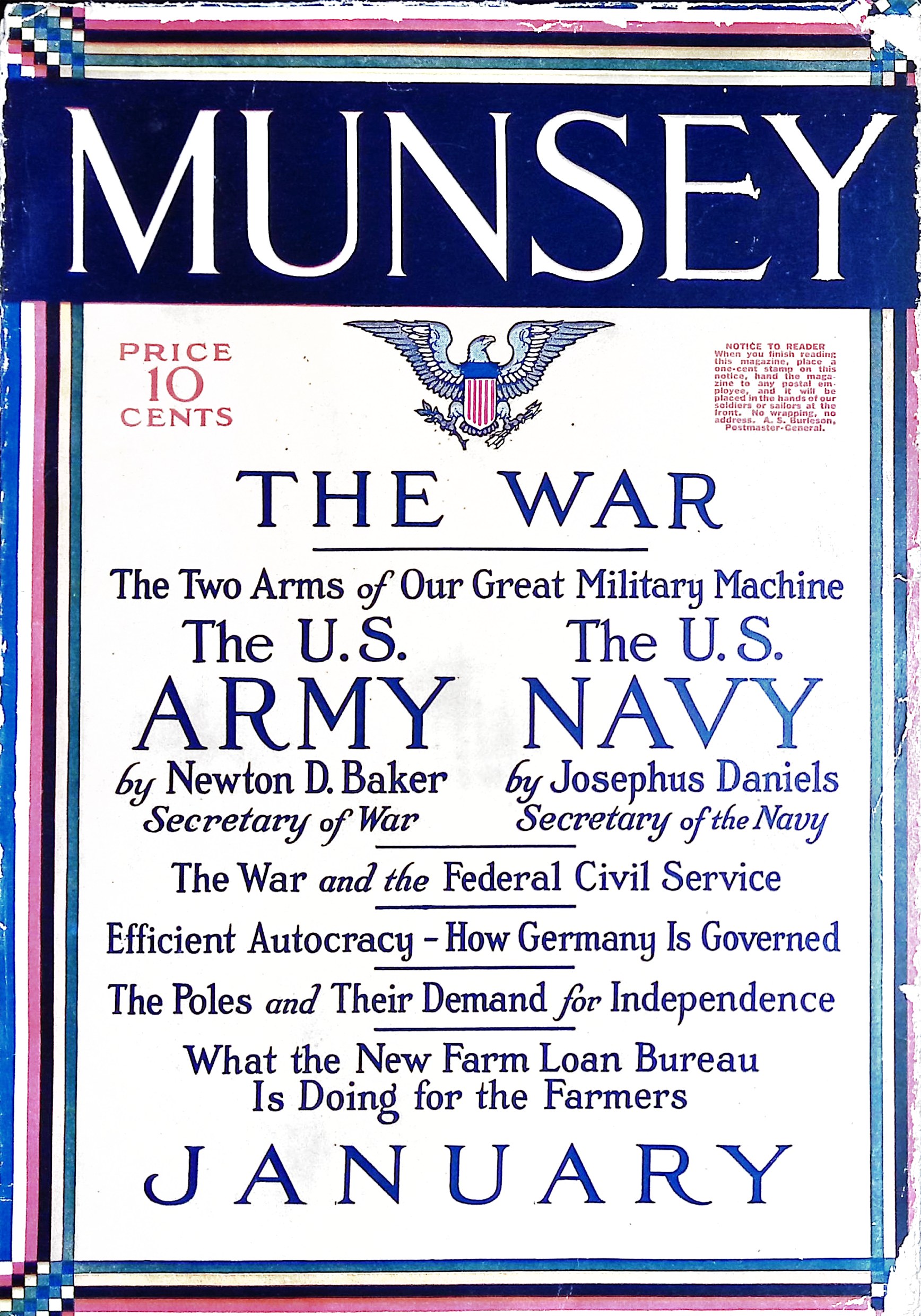 Munseys Magazine January, 1918