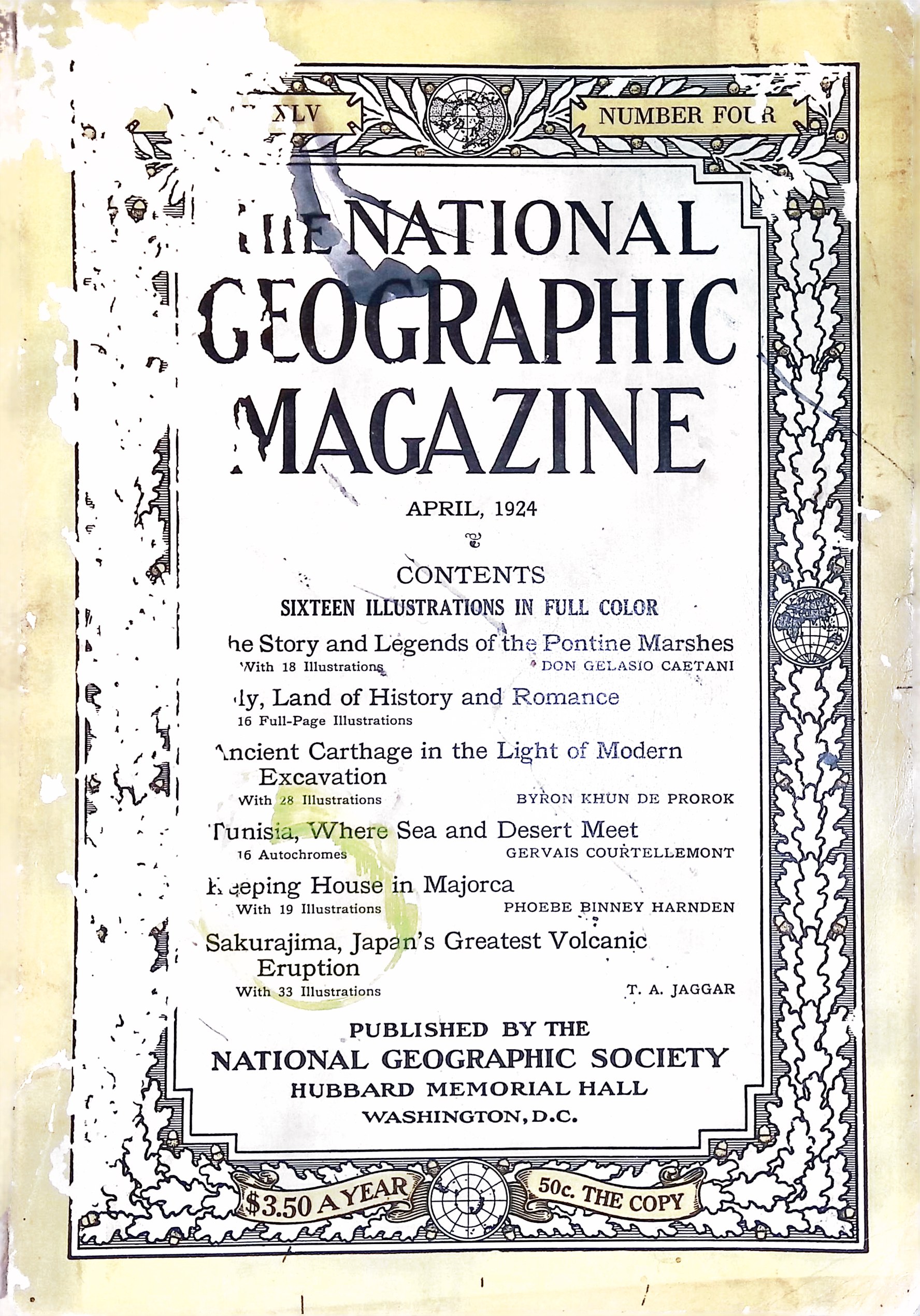 National Geographic April, 1924