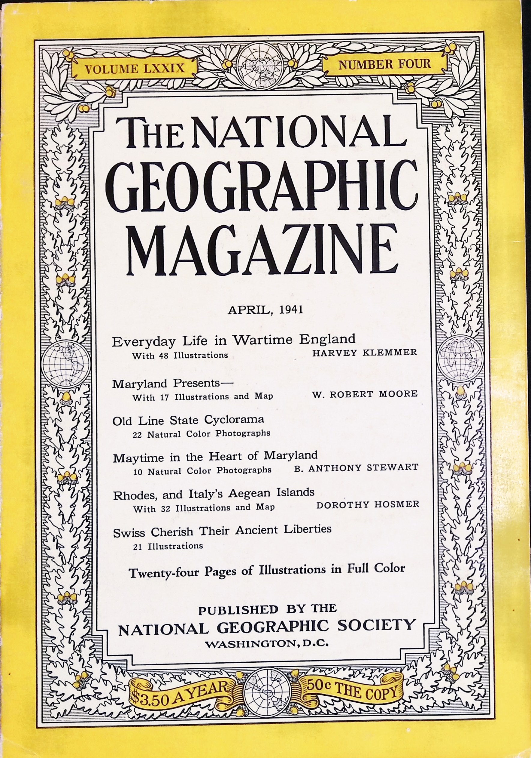 National Geographic April, 1941