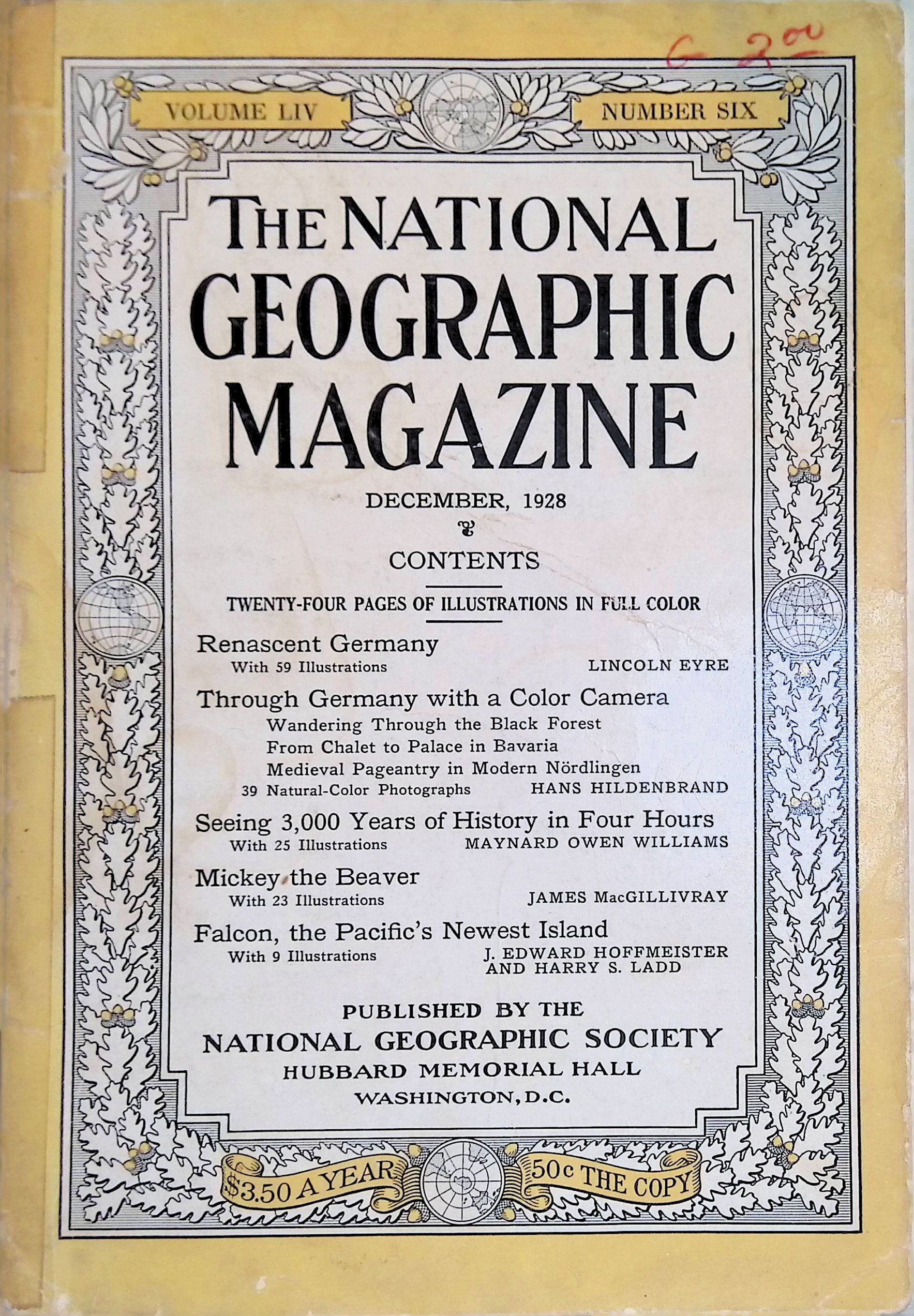 National Geographic December, 1928