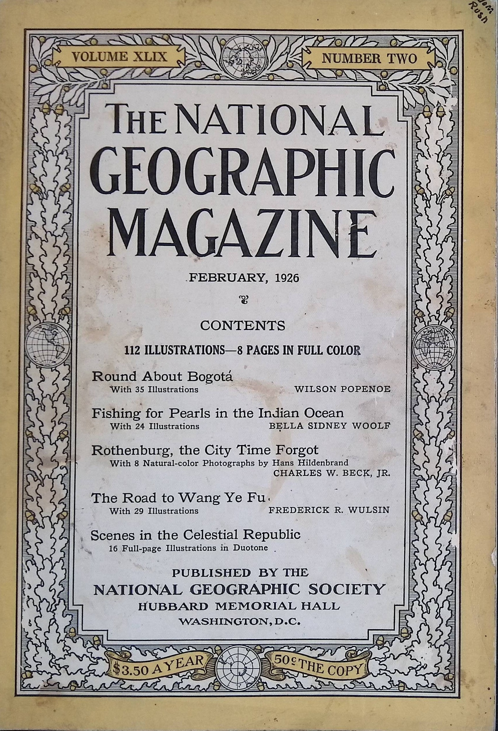 National Geographic February, 1926