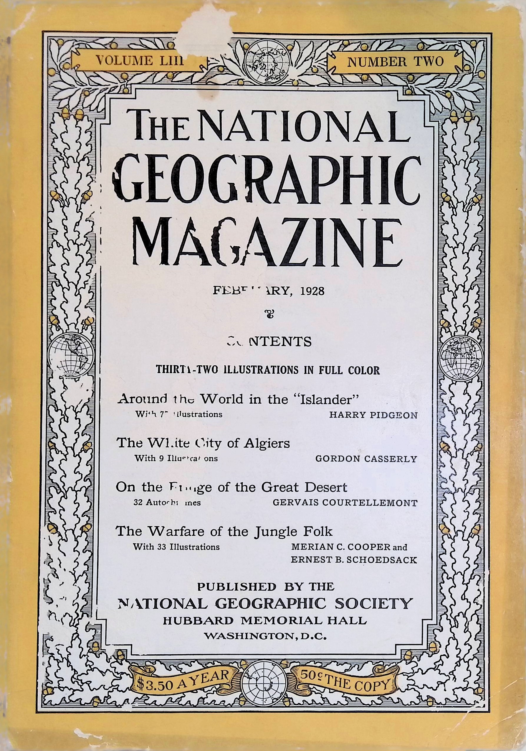National Geographic February, 1928