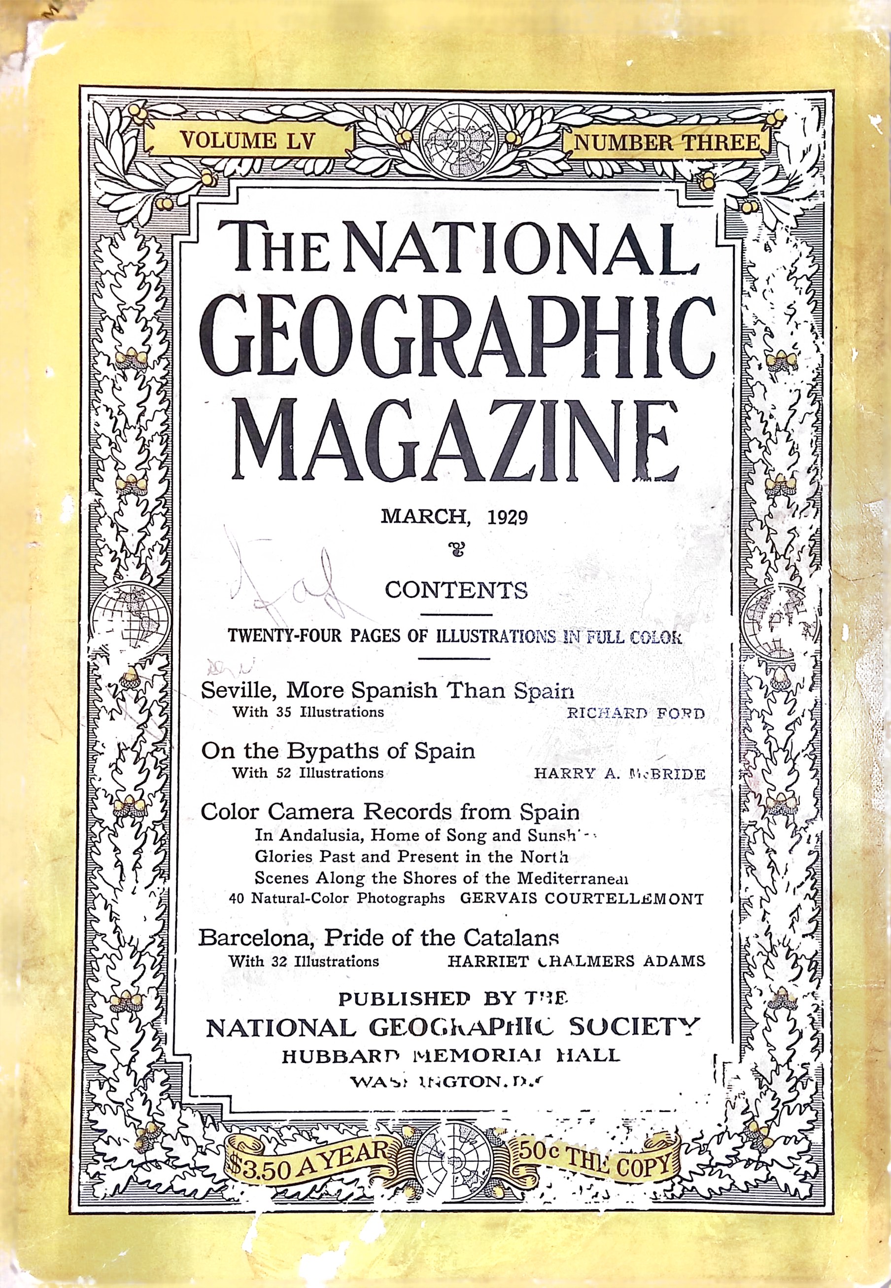 National Geographic March, 1929