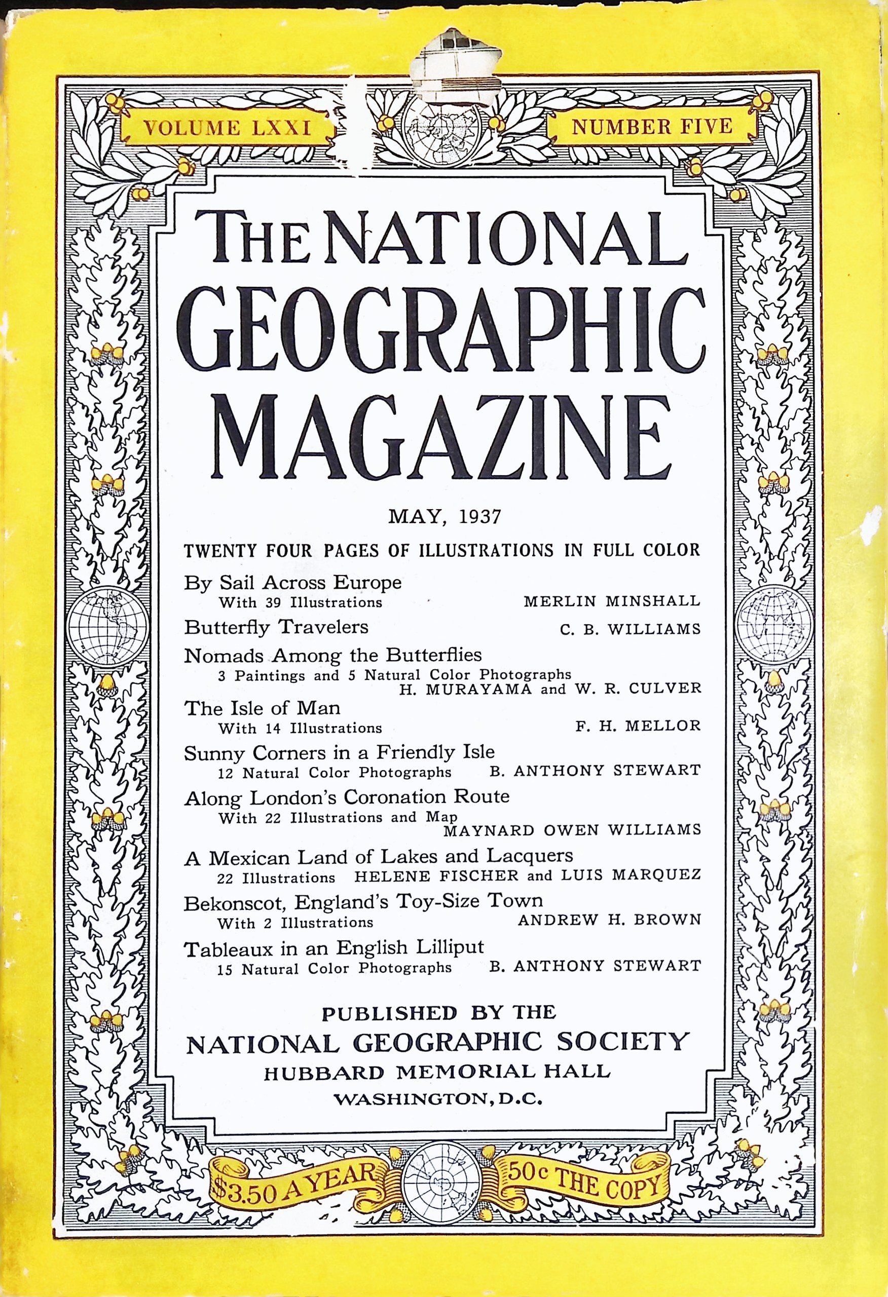 National Geographic May, 1937