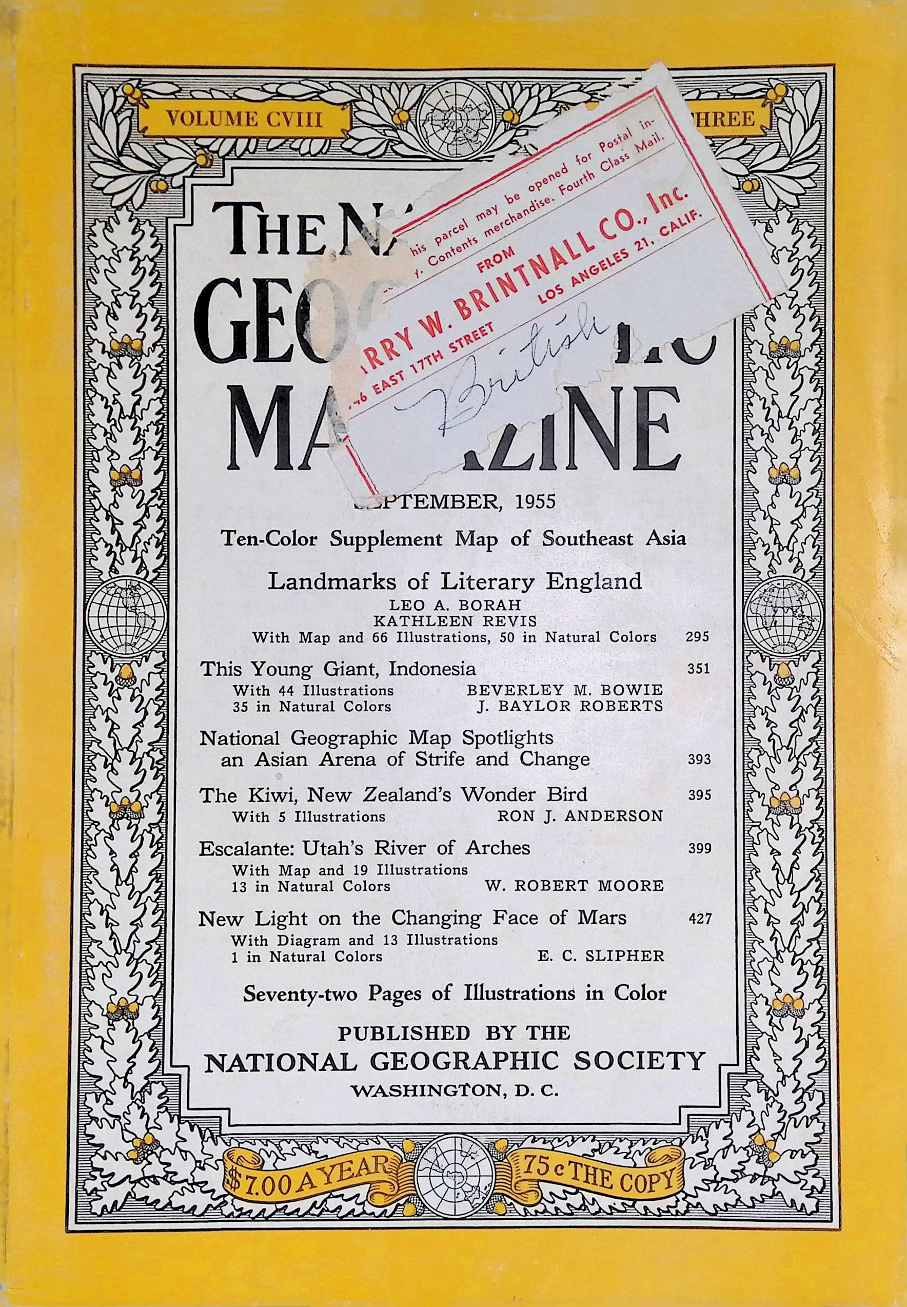 National Geographic September, 1955