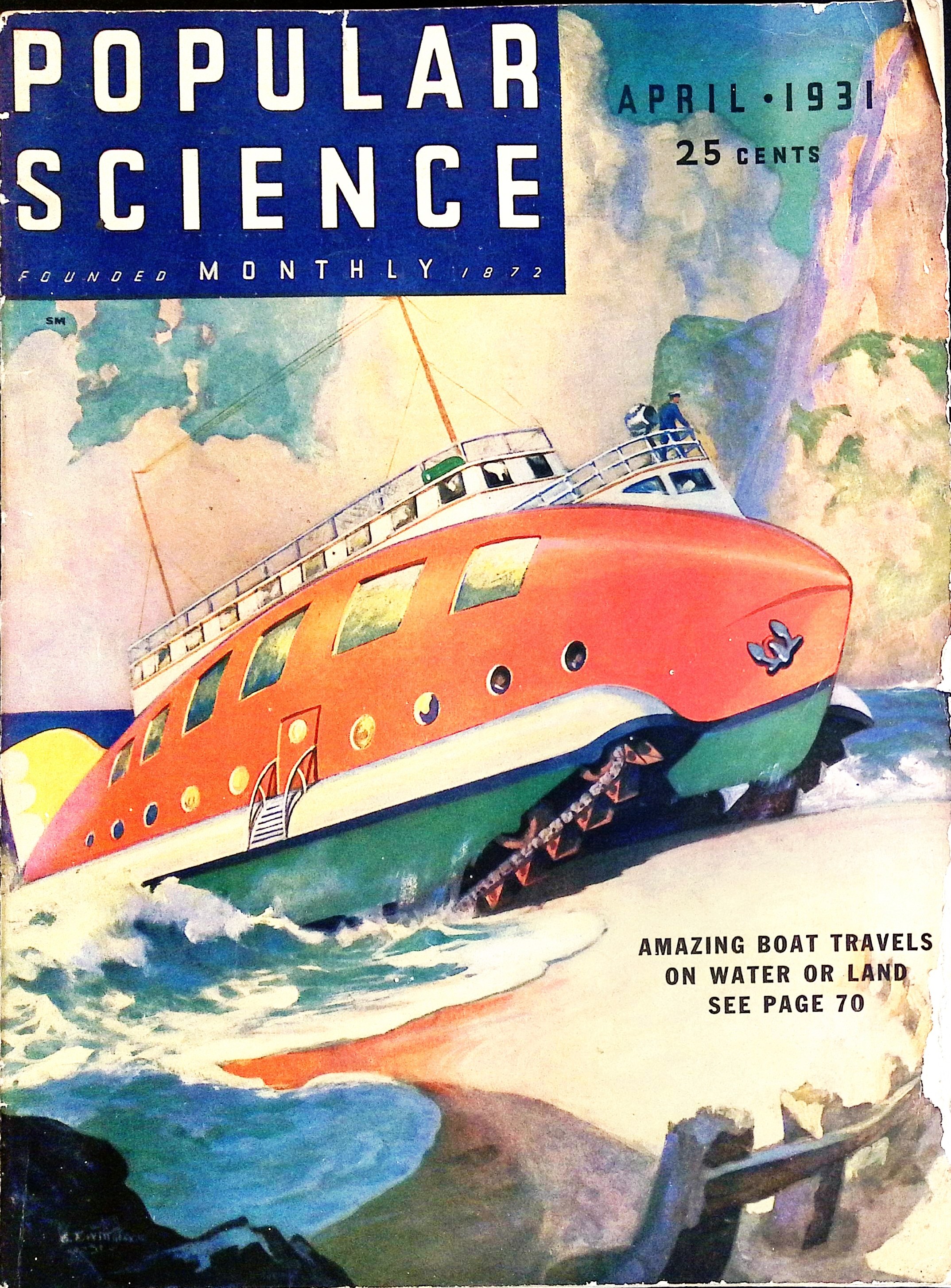 Popular Science April, 1931