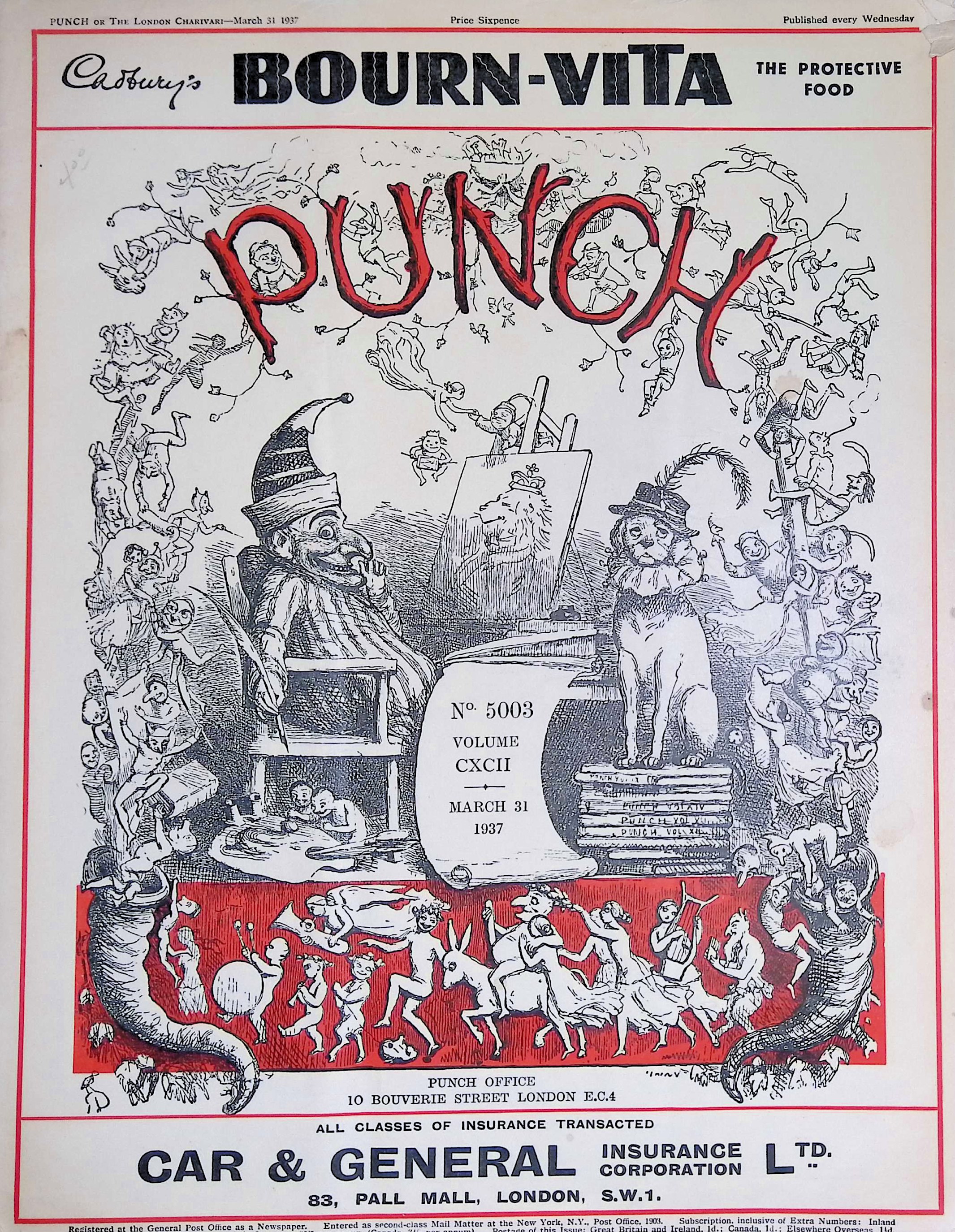 Punch Magazine March, 1937