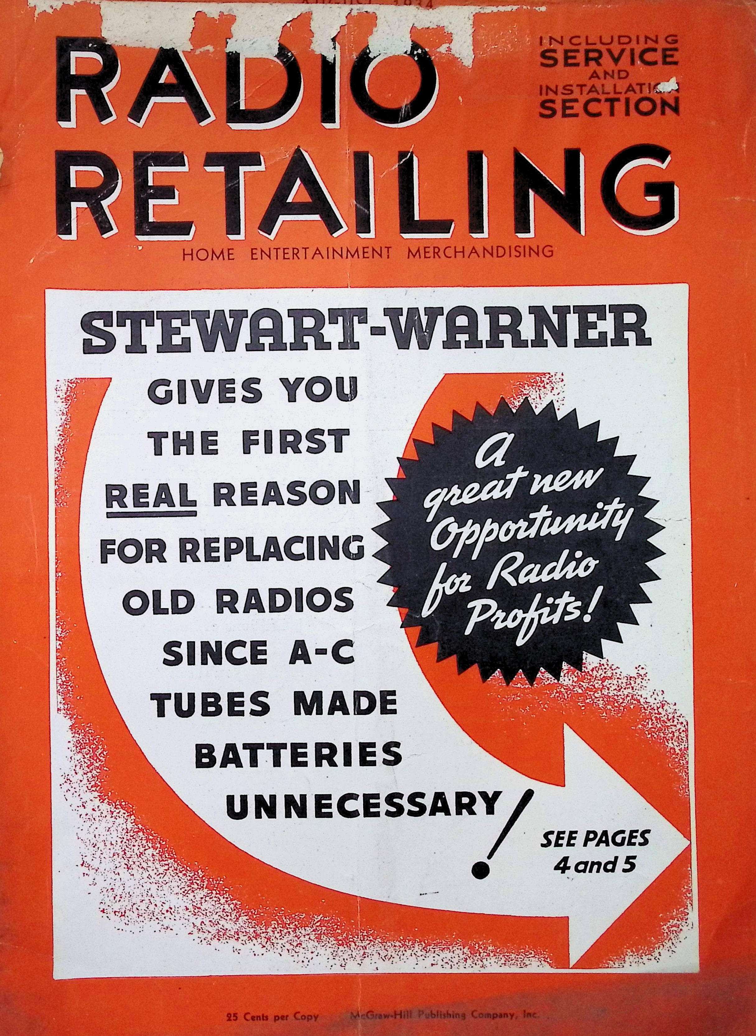 Radio Retailing August, 1934