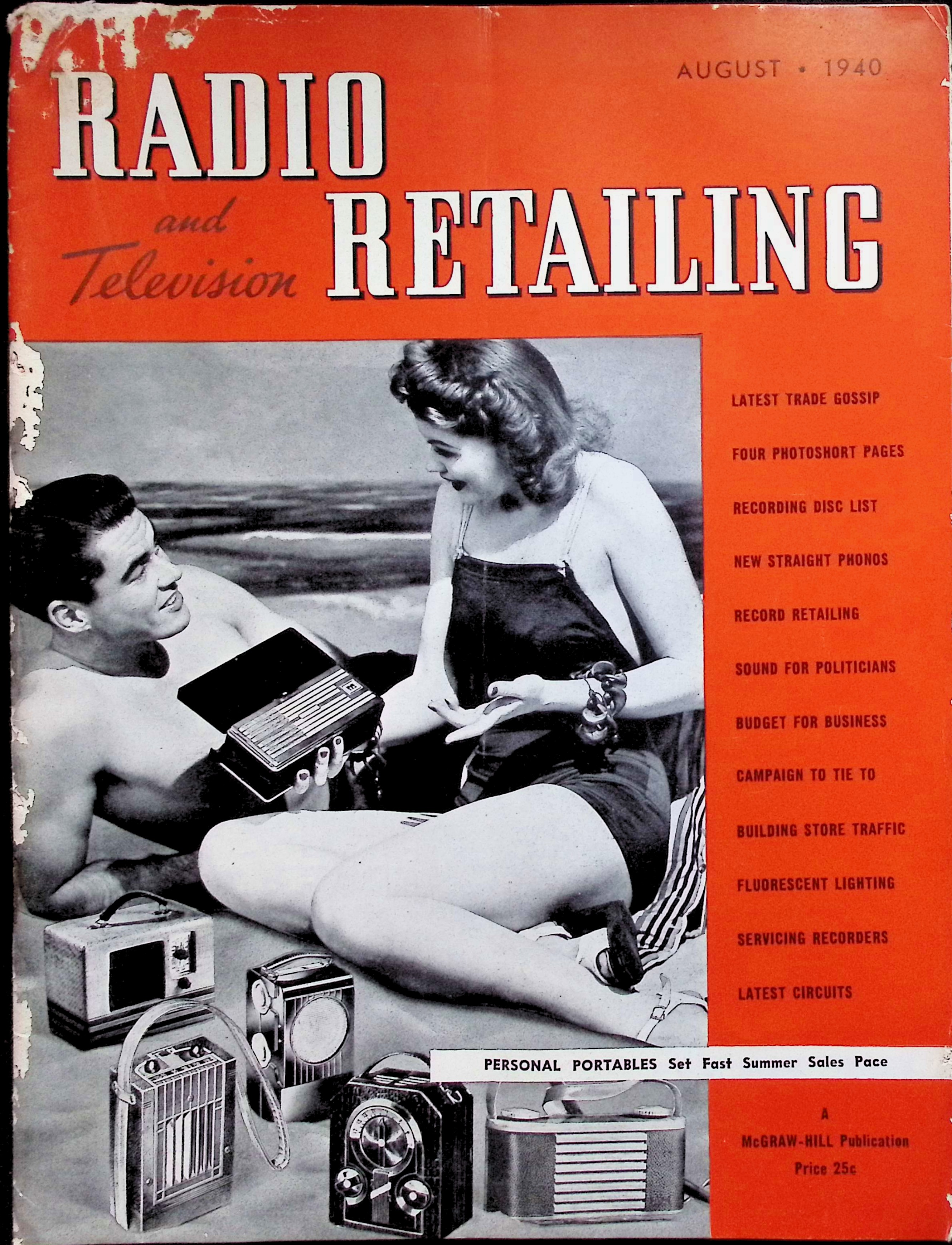 Radio Retailing August, 1940