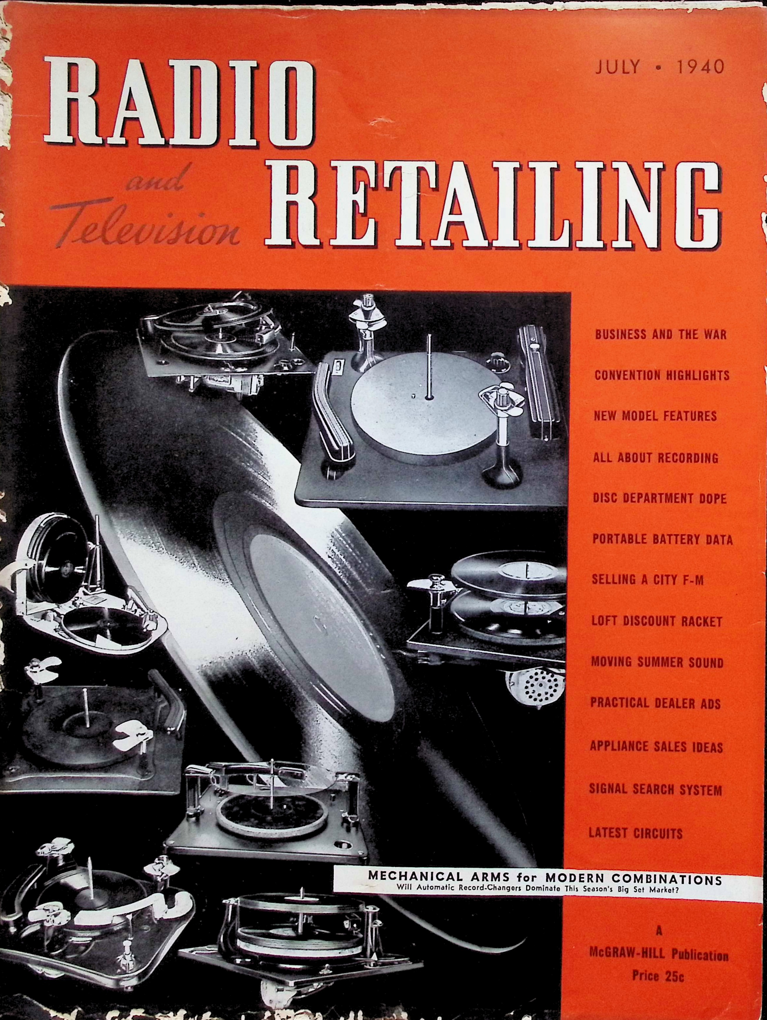 Radio Retailing July, 1940