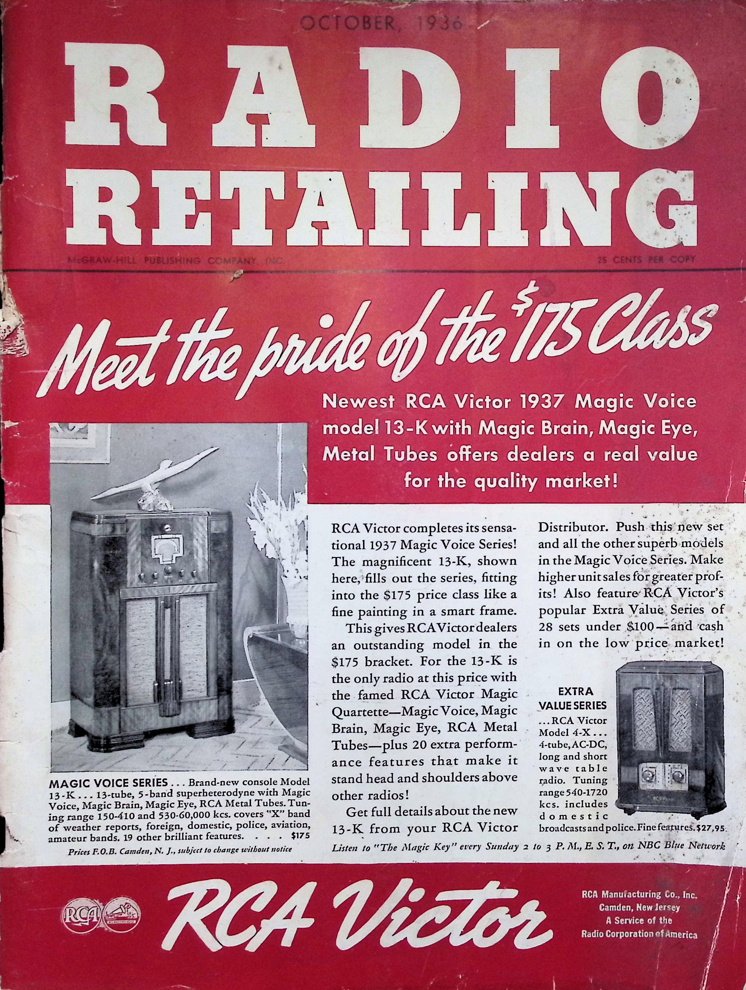 Radio Retailing October, 1936