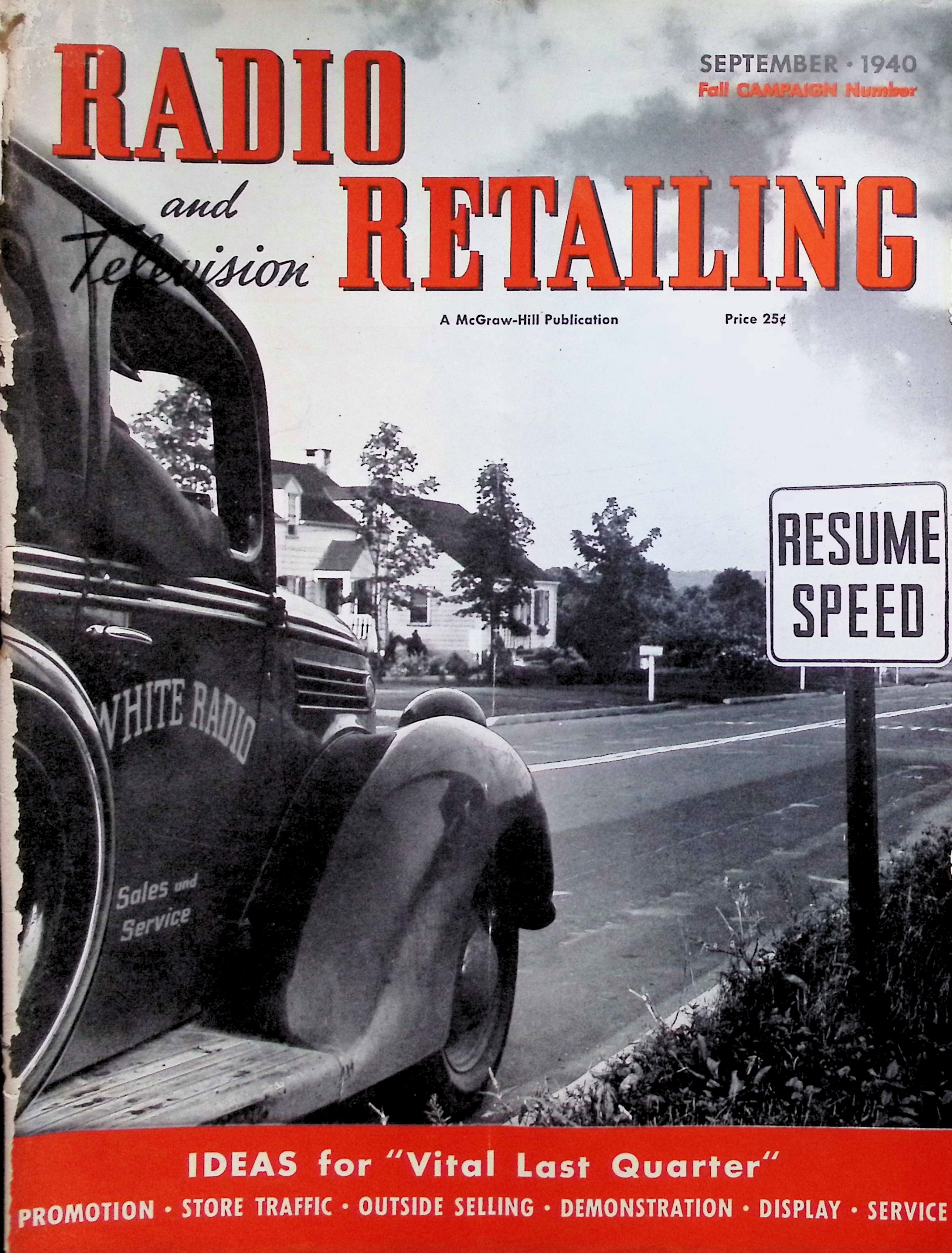 Radio Retailing September, 1940