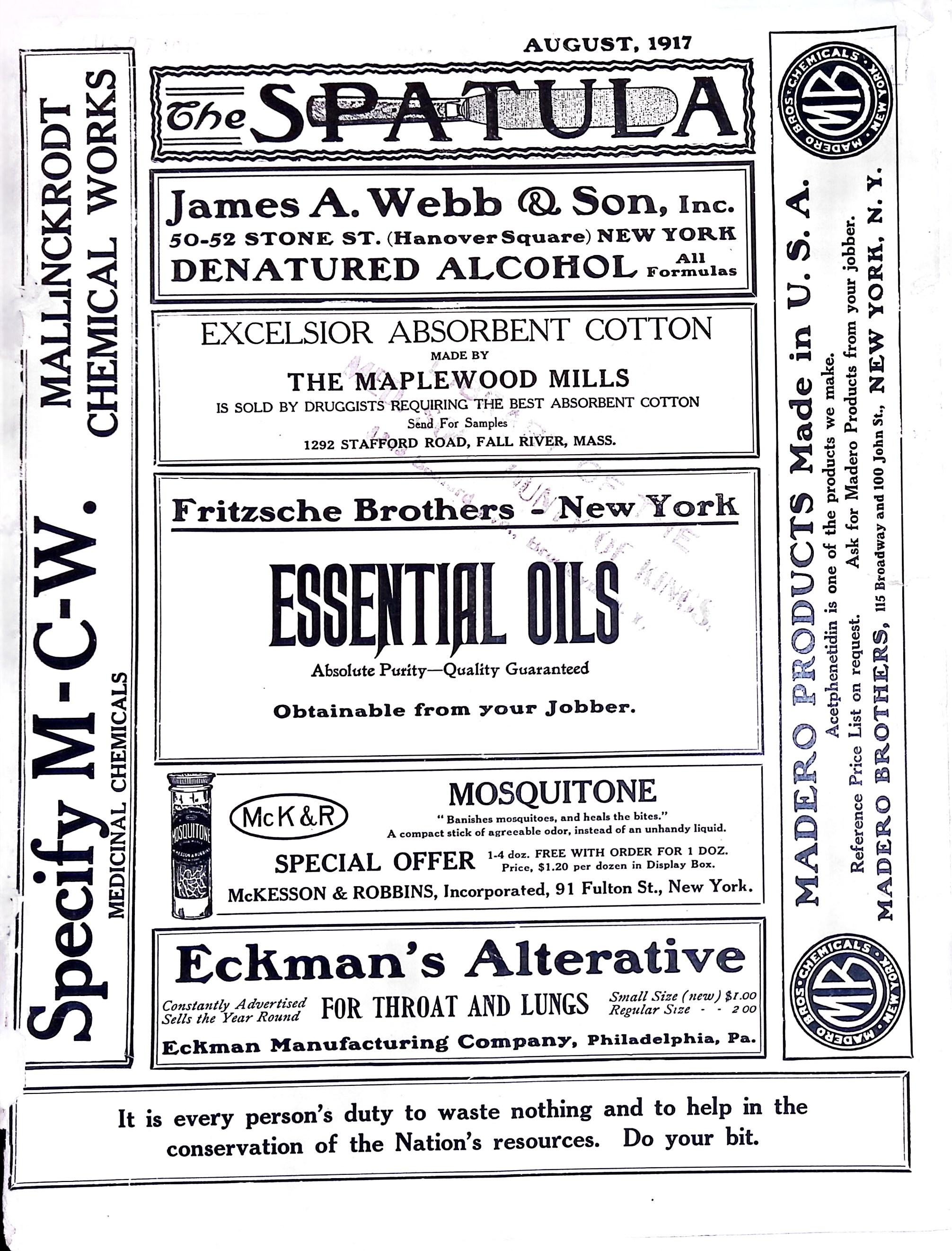 The Spatula Aug, 1917