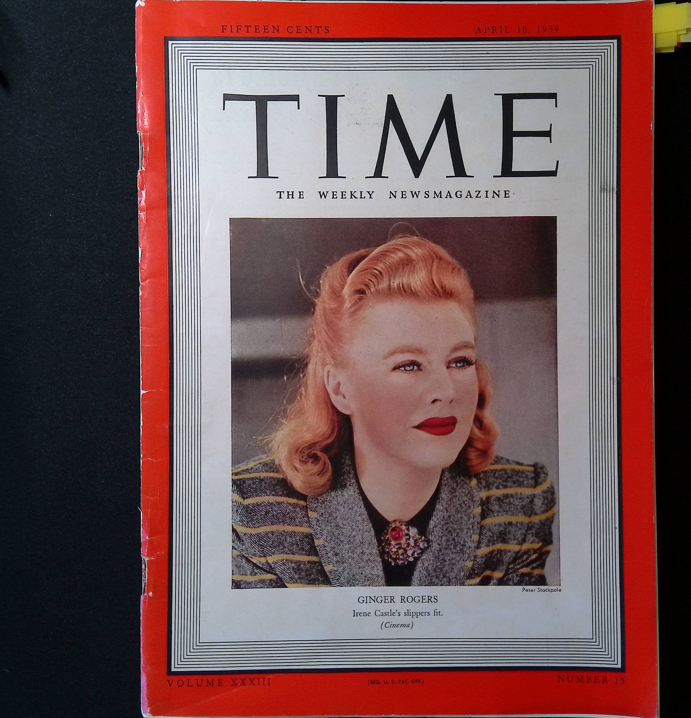 Time April, 1939