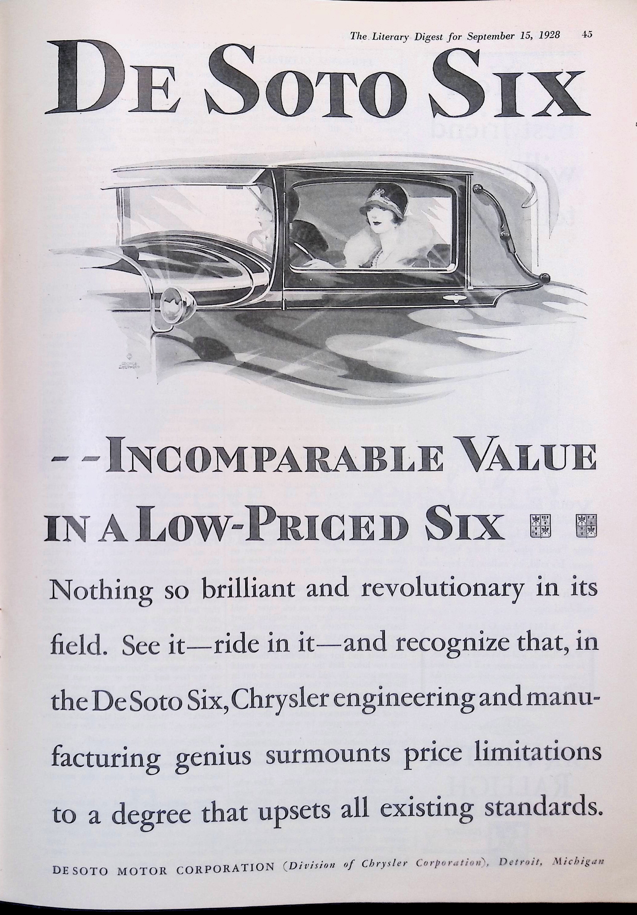 Advertisement 1928.Desoto.Motors