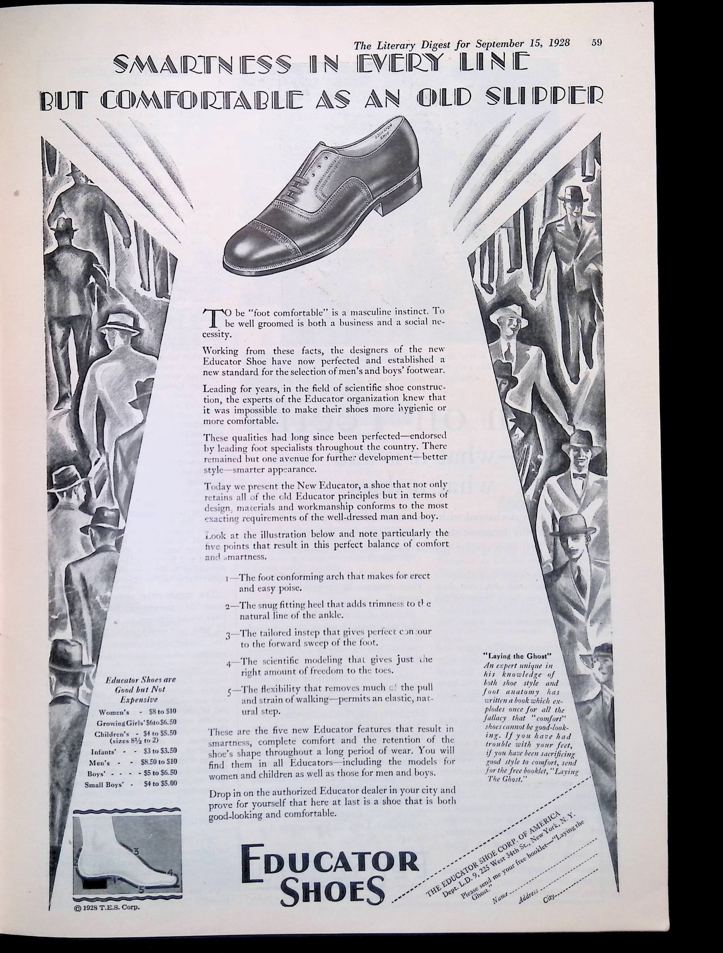 Advertisement 1928.Educator.Shoes