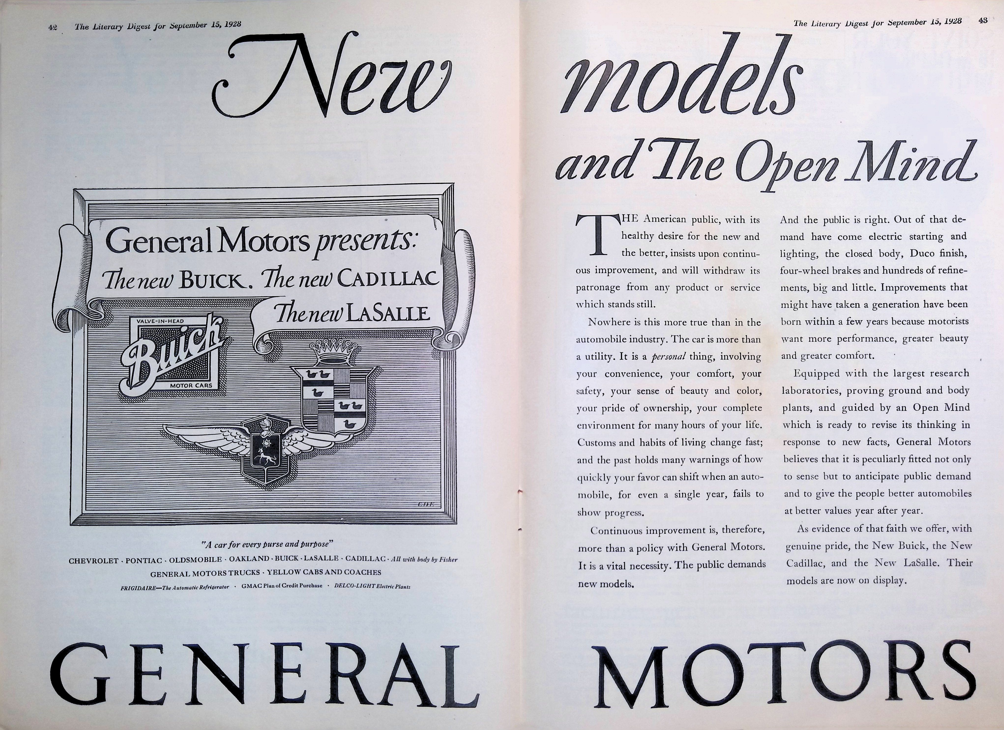 Advertisement 1928.GeneralMotors