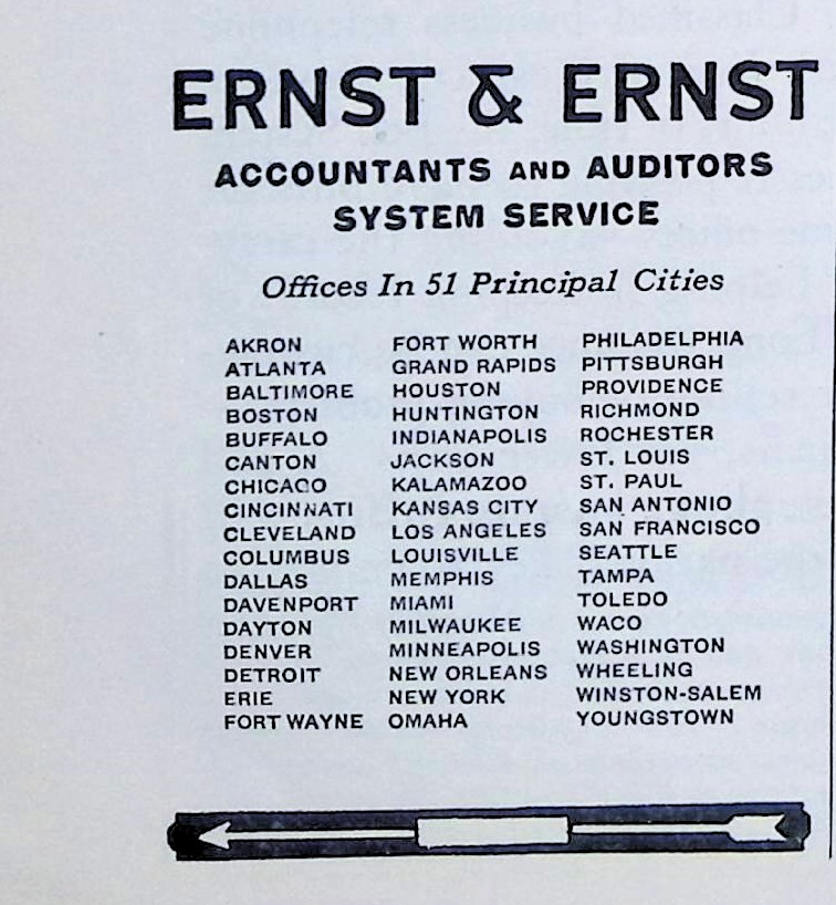 Advertisement Ernst&Ernst