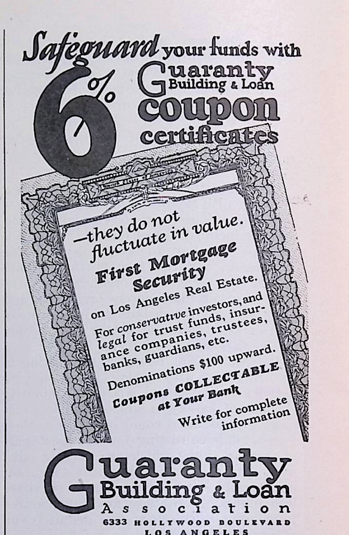 Advertisement GuarantyBuilding&loan.Asst