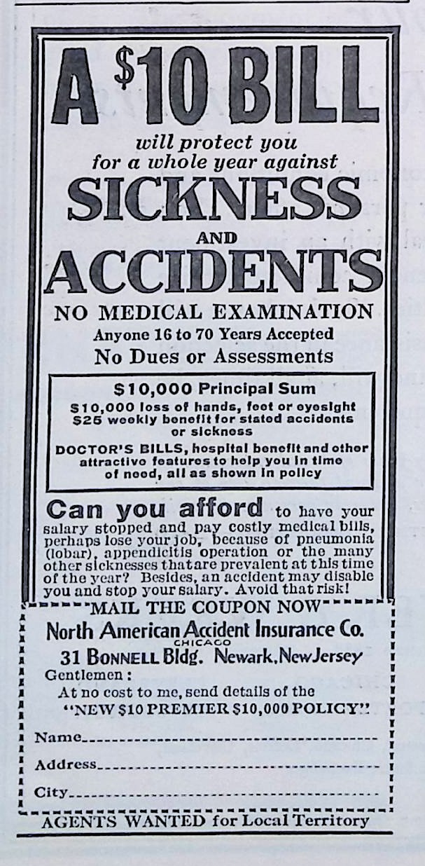Advertisement North,American.Accident.InsuranceCo